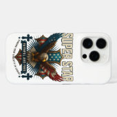 Coques Case-Mate iPhone Emblème Super Star Eagle (Verso (horizontal))