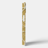 Coques Case-Mate iPhone Embossed Khaki Branch iPhone Case Design (Verso / Droite)