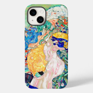 Coque Pour iPhone 14 Embrace éternelle : Le bébé de Gustav Klimt (berce