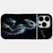 Coques Case-Mate iPhone Embrace nocturne de l'oiseau spectral (Verso (horizontal))