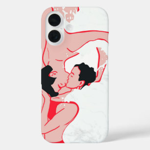Coques iPhone 16 Embrasse éthérée dans les vagues