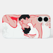 Coques Case-Mate iPhone Embrasse éthérée dans les vagues (Verso (horizontal))