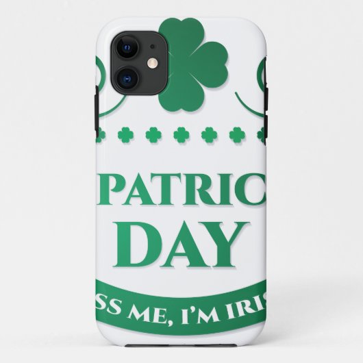 Coques Case-Mate iPhone embrasse-moi je suis irish (Dos)