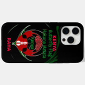 Coques Case-Mate iPhone Embrassez la Kenyan Pride dans le style (Verso (horizontal))