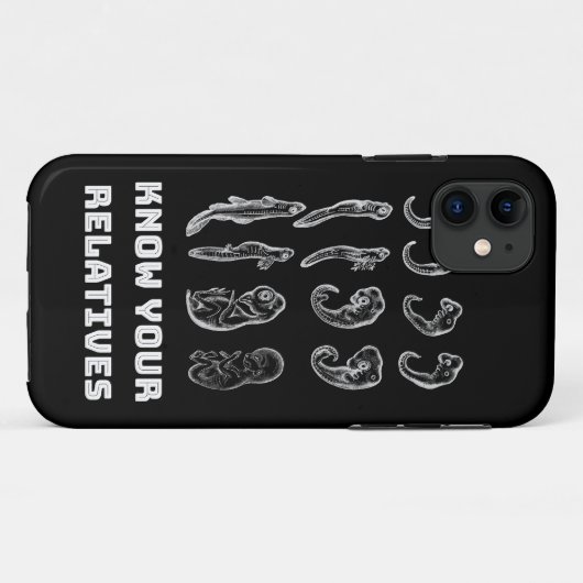 Coques Case-Mate iPhone Embryogenèse de l'évolution (Dos (Horizontal))