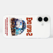 Coques Case-Mate iPhone EMD GP38-2 Locomotive diesel GATX bleu et blanc (Verso (horizontal))