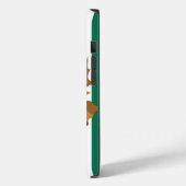 Coques Case-Mate iPhone Emerald Autumnal Stripes avec Feuilles (Verso / Gauche)