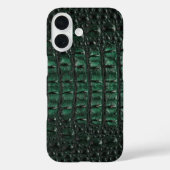 Coques Case-Mate iPhone Emerald Crocodile Leather Luxury Exotic Skin (Verso)