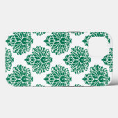 Coques Case-Mate iPhone Emerald Elegant Damask (Verso (horizontal))
