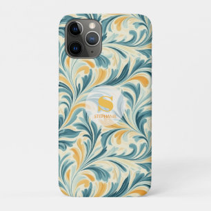 Case-Mate iPhone Case Emerald Green et Gold Paisley Motif