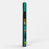 Coques Case-Mate iPhone Emerald Green & Gold Agate Geode (Dos/Droite)
