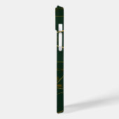 Coques Case-Mate iPhone Emerald Green Marble Gold Parties scintillant (Verso / Gauche)