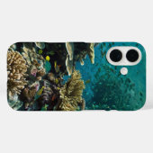 Coques Case-Mate iPhone Emerald Reef Garden (Verso (horizontal))