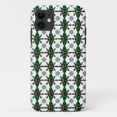 Coques Case-Mate iPhone Emerald Ruby Diamond Gemstone Art Rouge Vert (Dos)