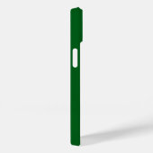 Coques Case-Mate iPhone Émeraude Vert Fleur Power Monogramme Téléphone (Verso / Droite)
