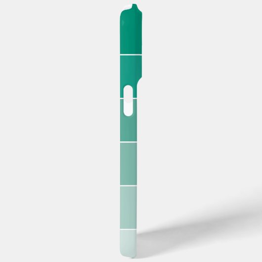 Coques Case-Mate iPhone Émeraude Vert Ombré Grandes (Verso / Droite)
