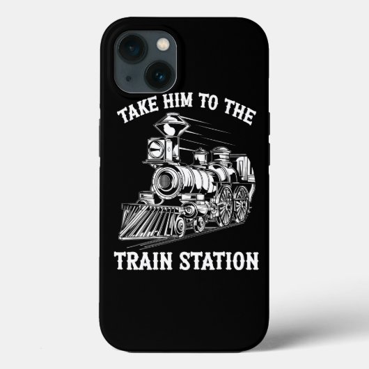 Coques Case-Mate iPhone Emmenez-Le À La Gare Train Lover (Verso)