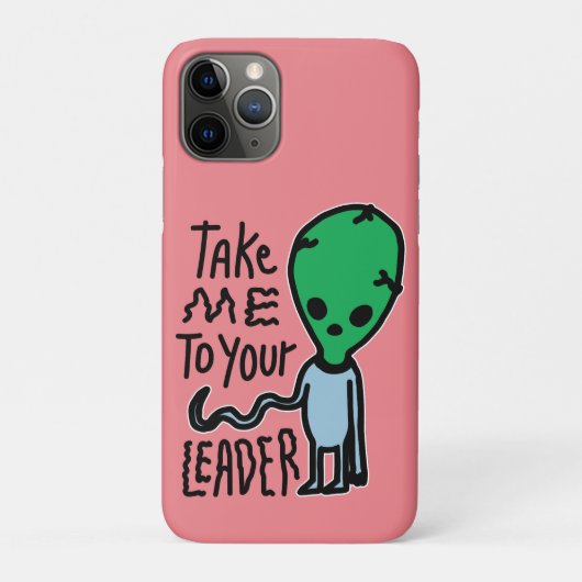 Coques Case-Mate iPhone Emmenez-moi à votre chef | Citation sarcastique Al (Dos)