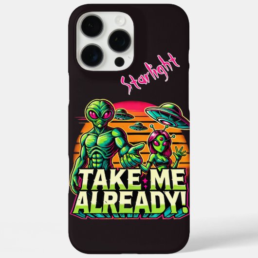 Coques Case-Mate iPhone Emmenez-moi vers les aventures cosmiques ! (Verso)