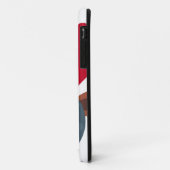 Coques Case-Mate iPhone emoji de lune de rennes de noël (Dos/Gauche)
