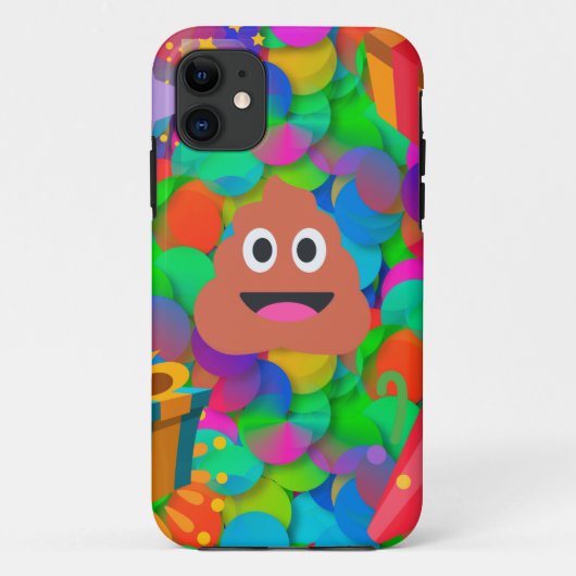 Coques Case-Mate iPhone emoji joyeux pod'anniversaire (Dos)