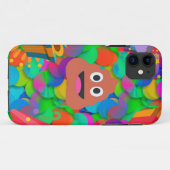Coques Case-Mate iPhone emoji joyeux pod'anniversaire (Dos (Horizontal))