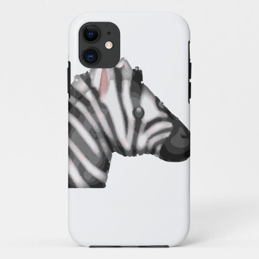 Coques Case-Mate iPhone emoji zebra (Dos)