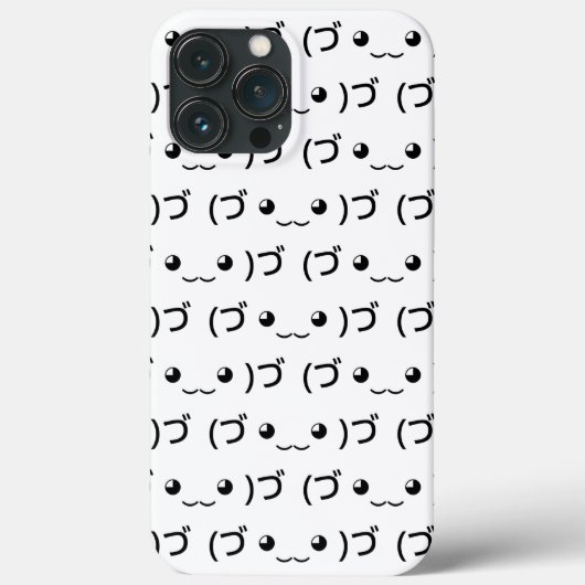 Coques Case-Mate iPhone Emoticon (づ ◕ ‿ ‿ ◕) づ Kaomoji Japonais (Verso)