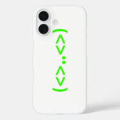 Coques Case-Mate iPhone Emoticon japonais ALIEN (Verso)