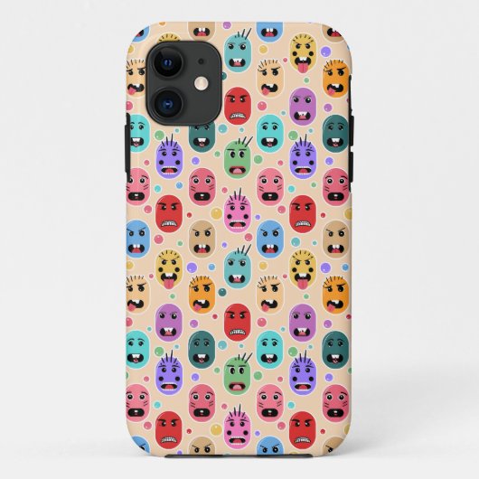 Coques Case-Mate iPhone Émotions Visages colorés (Dos)