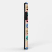 Coques Case-Mate iPhone Émotions Visages colorés Nom personnalisé (Dos/Droite)