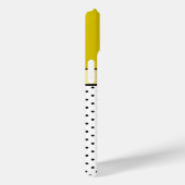 Coques Case-Mate iPhone Empire Luminescent Blanc et noir Pois (Verso / Droite)