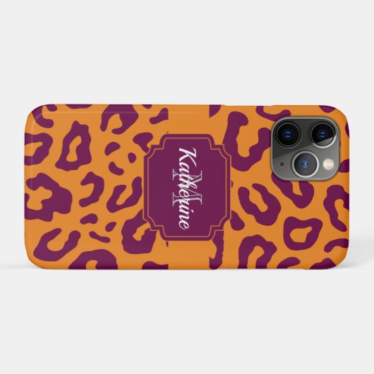 Coques Case-Mate iPhone Empreinte de léopard (Dos (Horizontal))