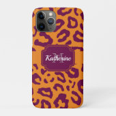 Coques Case-Mate iPhone Empreinte de léopard (Dos)