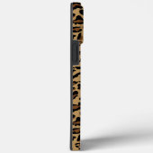 Coques Case-Mate iPhone Empreinte de léopard 3 Photos Carrés Brown Monogra (Verso / Droite)