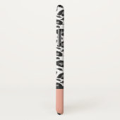 Coques Case-Mate iPhone Empreinte de léopard animal moderne noir et blanc (Dos/Droite)