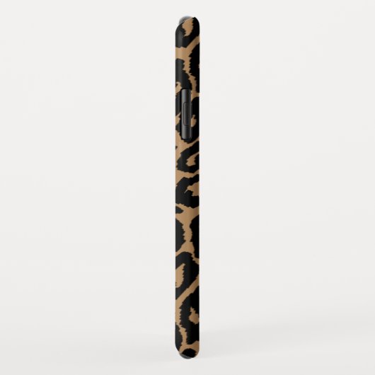 Coques Case-Mate iPhone Empreinte de léopard Arrière - plan (Dos/Droite)