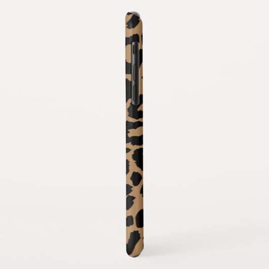 Coques Case-Mate iPhone Empreinte de léopard Arrière - plan (Dos/Gauche)