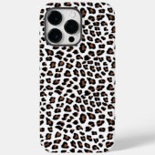 Coques Case-Mate iPhone Empreinte de léopard blanc (Verso)