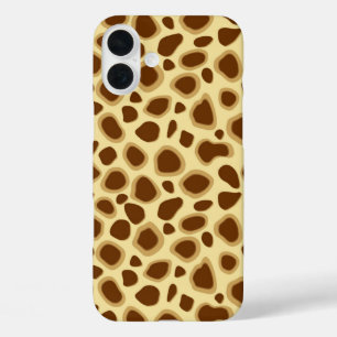 iPhone 16 Plus Case Empreinte de léopard - Chocolat Brown et Chocolat