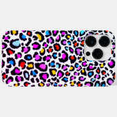 Coques Case-Mate iPhone Empreinte de léopard couleur (Verso (horizontal))