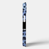 Coques Case-Mate iPhone Empreinte de léopard de parties scintillant bleu c (Verso / Droite)