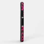 Coques Case-Mate iPhone Empreinte de léopard de parties scintillant rose r (Dos/Droite)