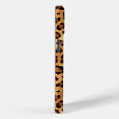 Coques Case-Mate iPhone Empreinte de léopard de texture rustique (Verso / Droite)