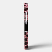 Coques Case-Mate iPhone Empreinte de léopard d'parties scintillant rose cl (Verso / Gauche)