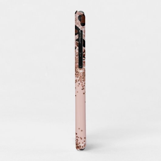 Coques Case-Mate iPhone Empreinte de léopard élégant et parkly (Dos/Gauche)