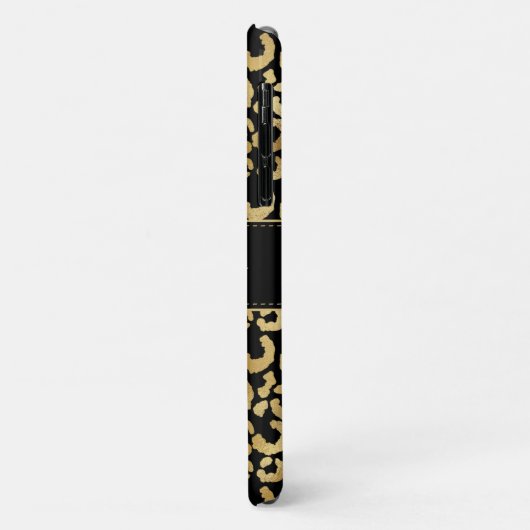 Coques Case-Mate iPhone Empreinte de léopard Gold Coque-coque iphone Mate  (Dos/Gauche)