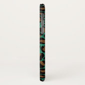 Coques Case-Mate iPhone Empreinte de léopard Motif Jungle vert brun (Dos/Gauche)