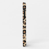 Coques Case-Mate iPhone Empreinte de léopard, Noir, Brown, Rouille et Tan (Dos/Gauche)