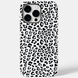 Coque Pour Pour iPhone 14 Pro Max Empreinte de léopard noir et blanc
